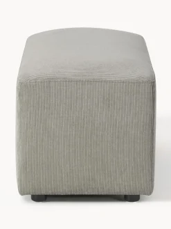 Hot Puf reposapiés de pana Melva, 99 x 42 cm Reposapiés|Sofás