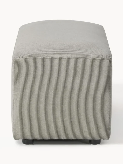 Hot Puf reposapiés de pana Melva, 99 x 42 cm Reposapiés|Sofás