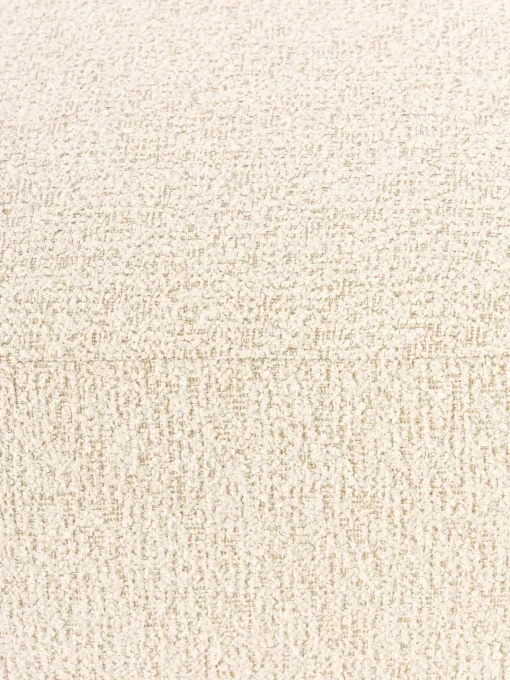 Reposapiés|Sofás>Westwing Collection Puf reposapiés en tejido bouclé Sofia Bouclé beige claro