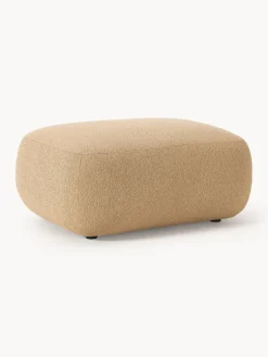 Hot Puf reposapiés en tejido bouclé Sofia Reposapiés|Sofás