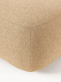 Hot Puf reposapiés en tejido bouclé Sofia Reposapiés|Sofás