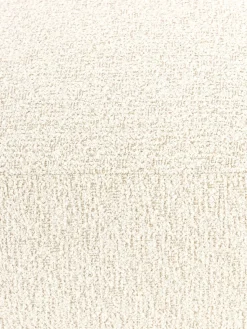 Reposapiés|Sofás></noscript>Westwing Collection Puf reposapiés en tejido bouclé Sofia Bouclé blanco Off White