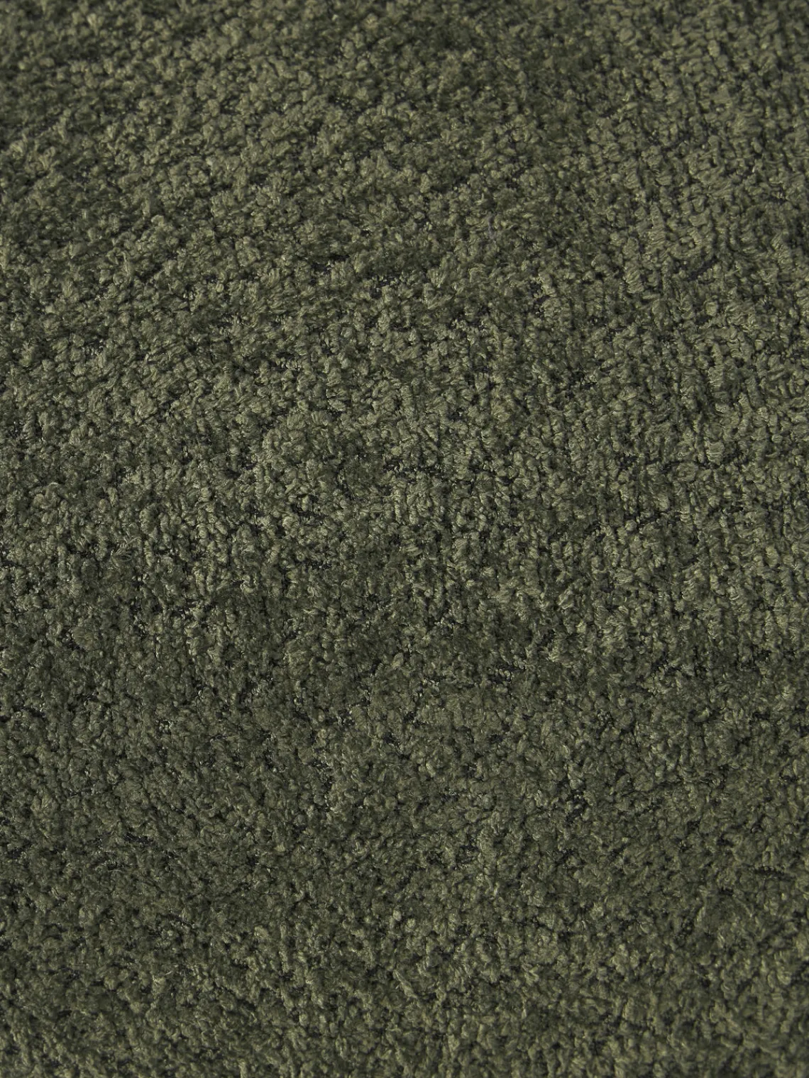 Reposapiés|Sofás>Westwing Collection Puf reposapiés grande de borreguillo bouclé Alba Borreguillo bouclé verde oscuro