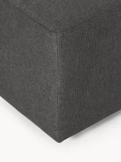 Reposapiés|Sofás></noscript>Westwing Collection Puf reposapiés grande Melva, 116 x 72 cm Tejido gris antracita