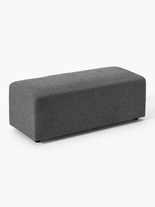 New Puf reposapiés grande Melva, 116 x 42 cm Reposapiés|Sofás