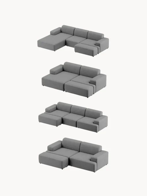 New Puf reposapiés grande Melva, 116 x 42 cm Reposapiés|Sofás