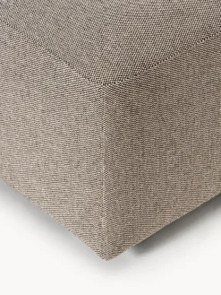 Reposapiés|Sofás></noscript>Westwing Collection Puf reposapiés grande Melva, 116 x 72 cm Tejido grueso greige