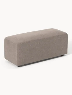 Reposapiés|Sofás></noscript>Westwing Collection Puf reposapiés Melva, 99 x 42 cm Tejido taupe