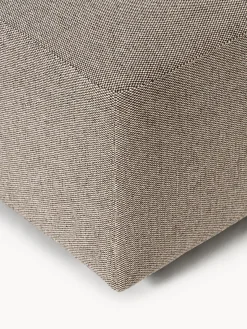 Reposapiés|Sofás></noscript>Westwing Collection Puf reposapiés Melva, 99 x 42 cm Tejido grueso greige