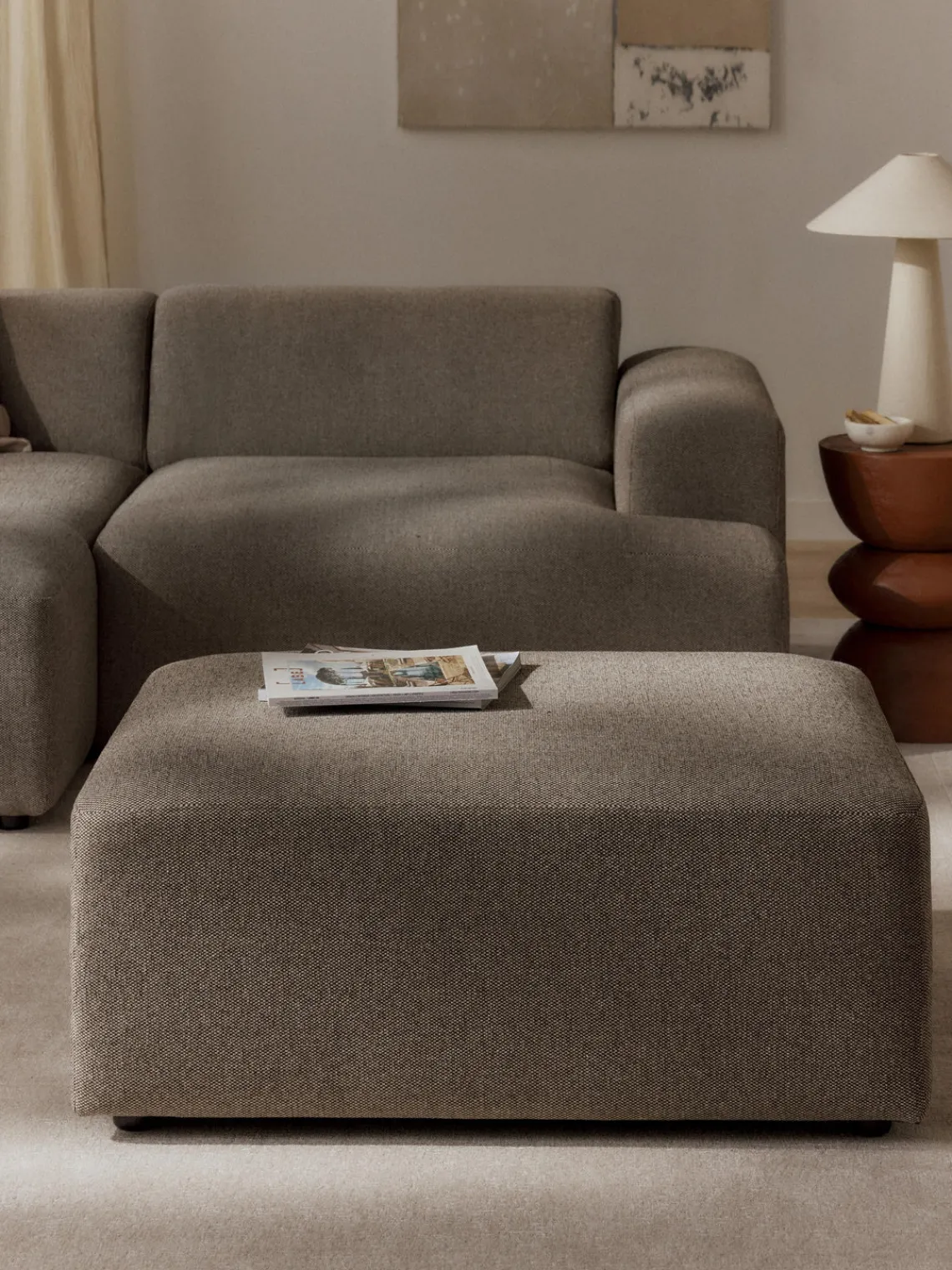 Hot Puf reposapiés Melva, 99 x 72 cm Reposapiés|Sofás