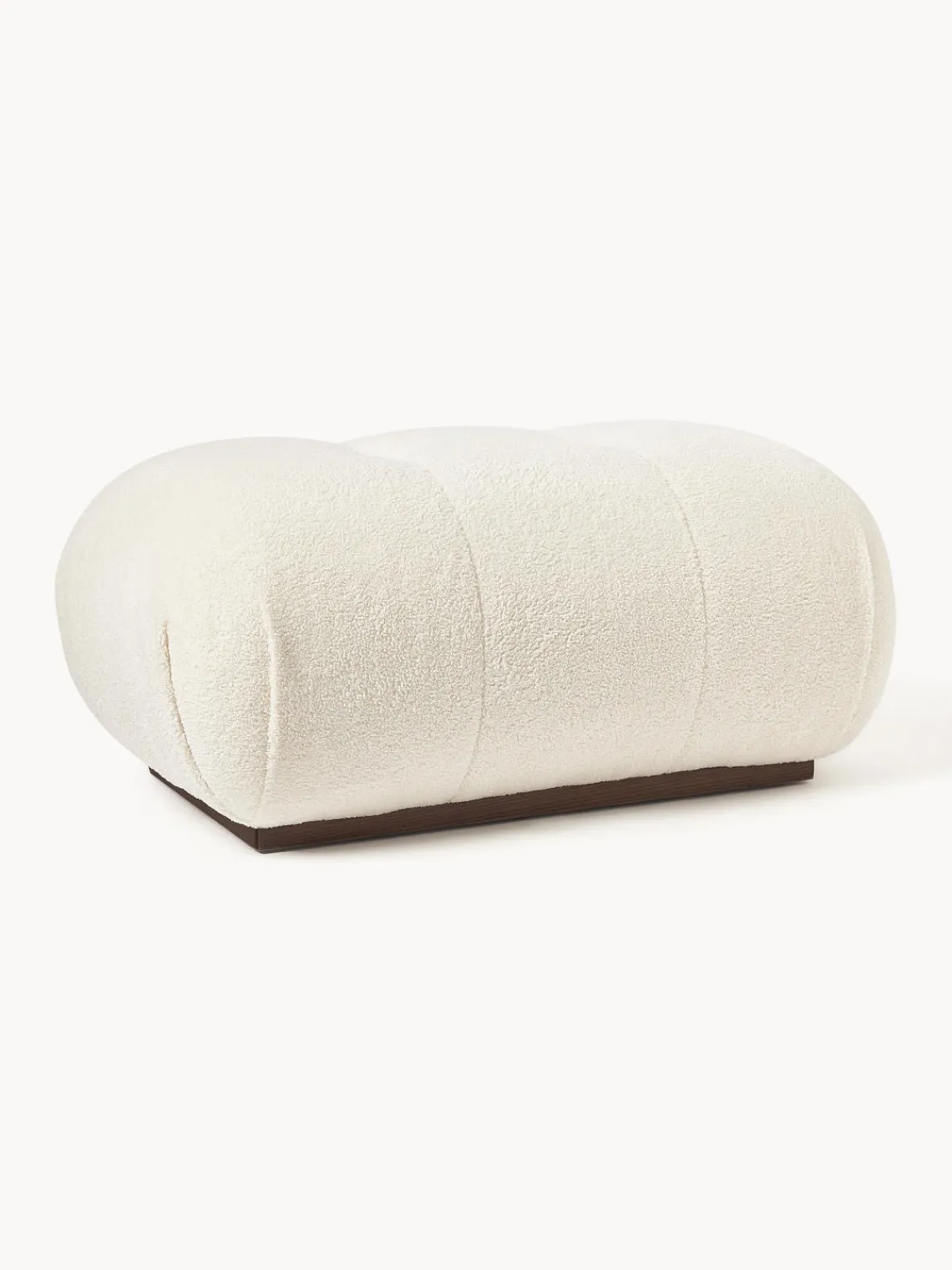 Pufs Y Otomanos|Pufs Y Otomanos>Westwing Collection Puf reposapiés tapizado en borreguillo Stanley