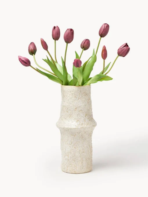 Flores Artificiales|Jarrones>Botané Ramo de flores artificiales Tulip Ciruela, verde