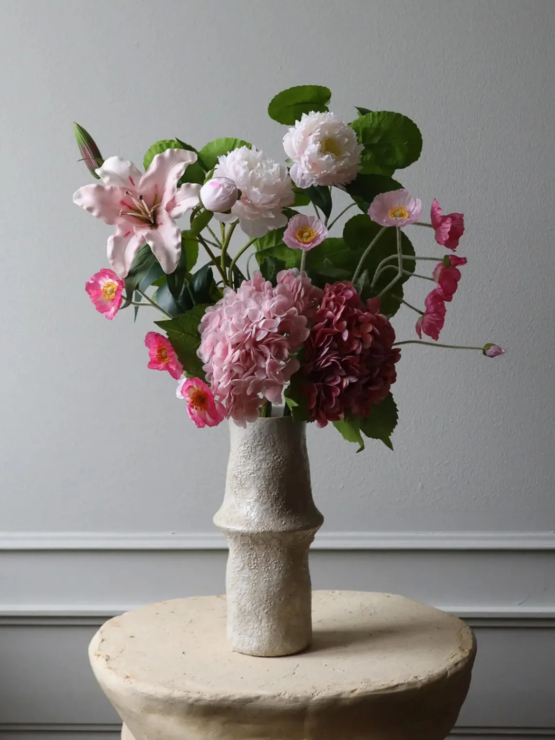 Online Ramo de flores artificiales Perfect Pinks Flores Artificiales|Jarrones