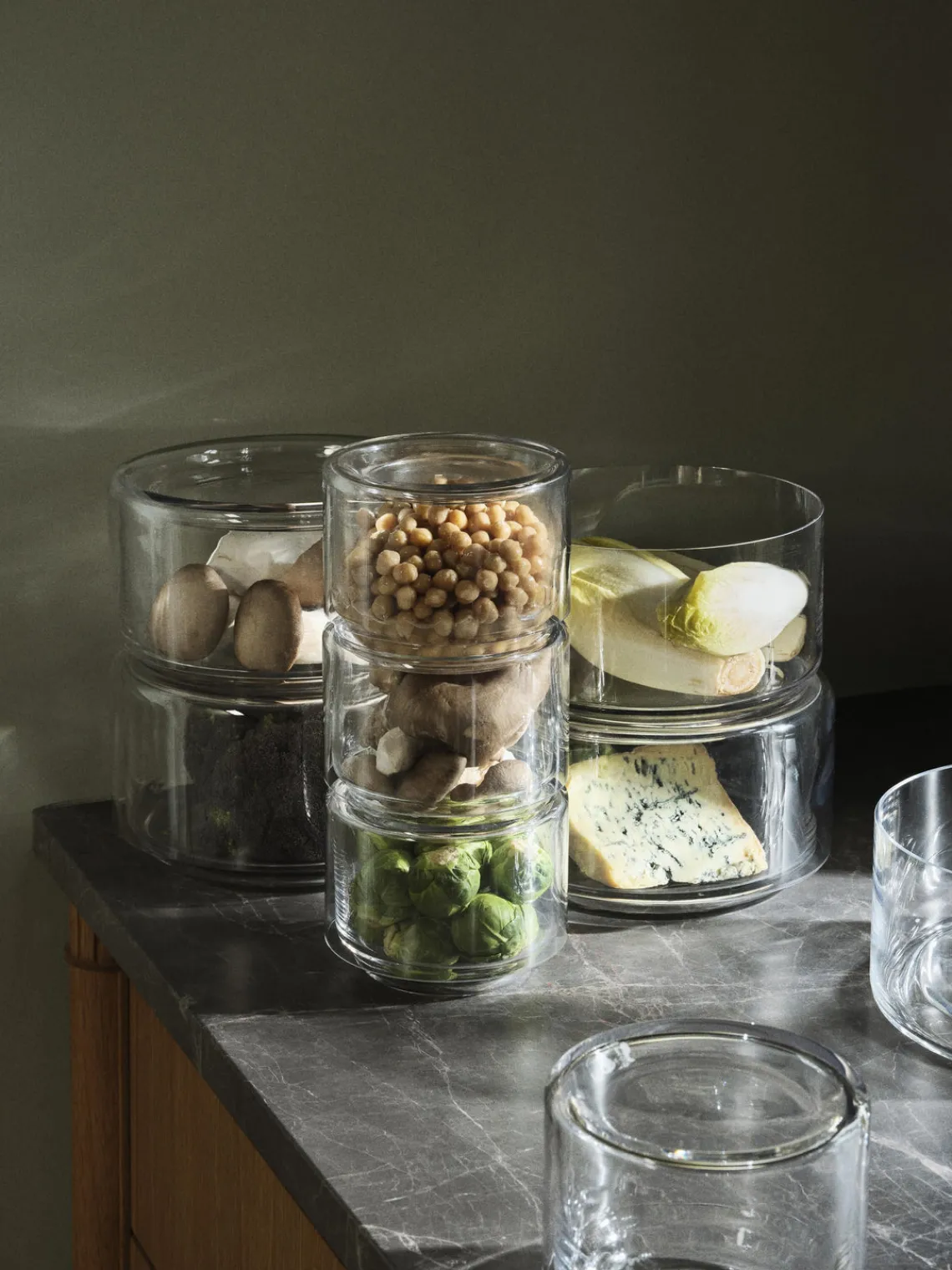 Online Recipiente soplado Sylvia, 2 uds. Botes De Cocina|Almacenaje De Cocina