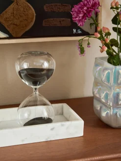 Jarrones|Figuras Decorativas></noscript>POLSPOTTEN Reloj de arena de vidrio Ball, 30 min. Negro
