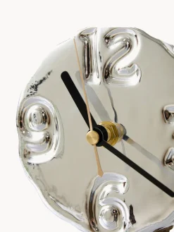Relojes|Jarrones></noscript>HKLIVING Reloj de cerámica artesanal con cromo Retro