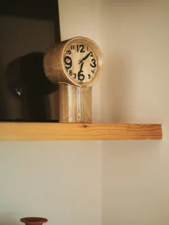 Reloj de mesa de cerámica pintado a mano Retro Relojes|Jarrones
