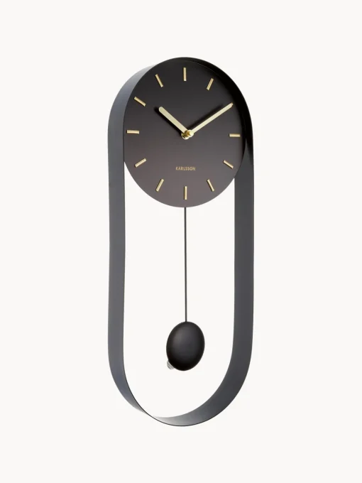 Relojes|Jarrones>Karlsson Reloj de pared Charm Negro