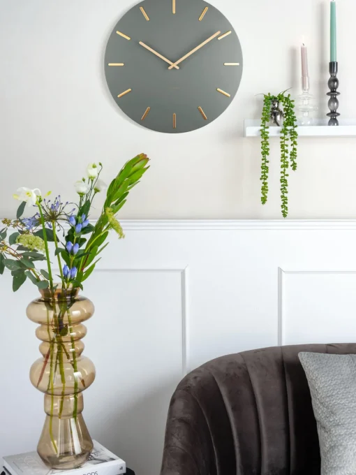 Clearance Reloj de pared grande Charm Relojes|Jarrones