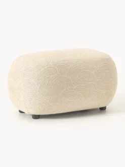 Reposapiés|Sofás></noscript>Westwing Collection Reposapiés puf Alba Tejido beige