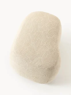 Reposapiés|Sofás></noscript>Westwing Collection Reposapiés puf Alba Tejido beige