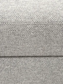 Reposapiés|Sofás></noscript>Westwing Collection Reposapiés puf con espacio de almacenamiento Cucita Tejido gris