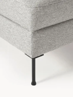 Reposapiés|Sofás></noscript>Westwing Collection Reposapiés puf con espacio de almacenamiento Cucita Tejido gris