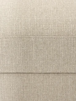 Reposapiés|Sofás></noscript>Westwing Collection Reposapiés puf con espacio de almacenamiento Cucita Tejido grueso beige