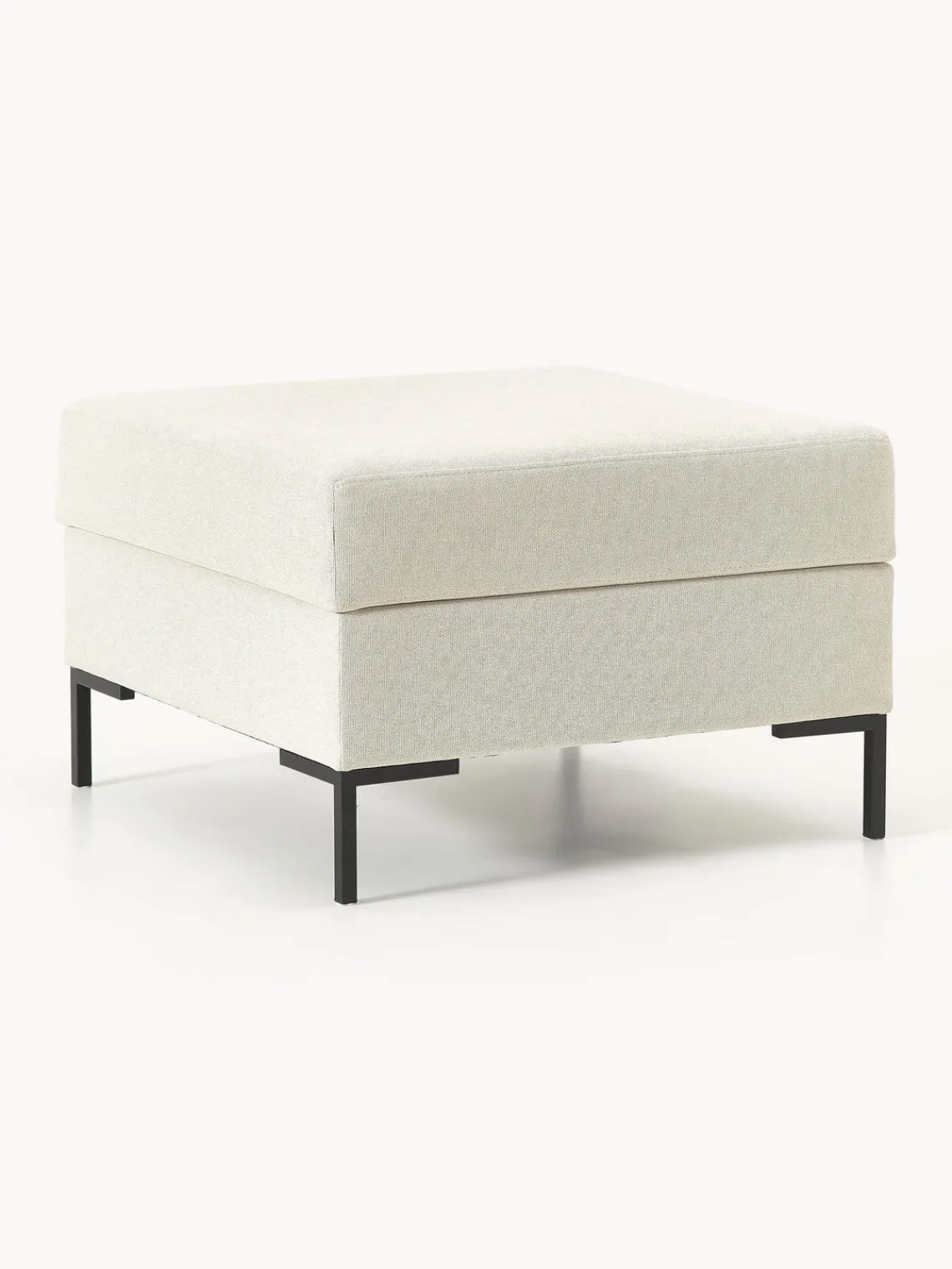 New Reposapiés puf con espacio de almacenamiento Luna Reposapiés|Sofás