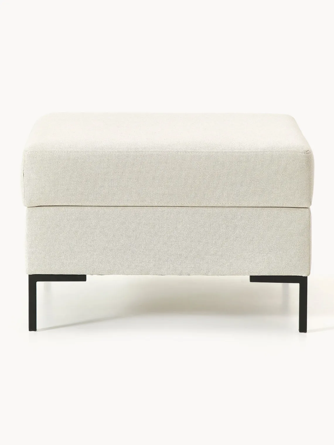 New Reposapiés puf con espacio de almacenamiento Luna Reposapiés|Sofás