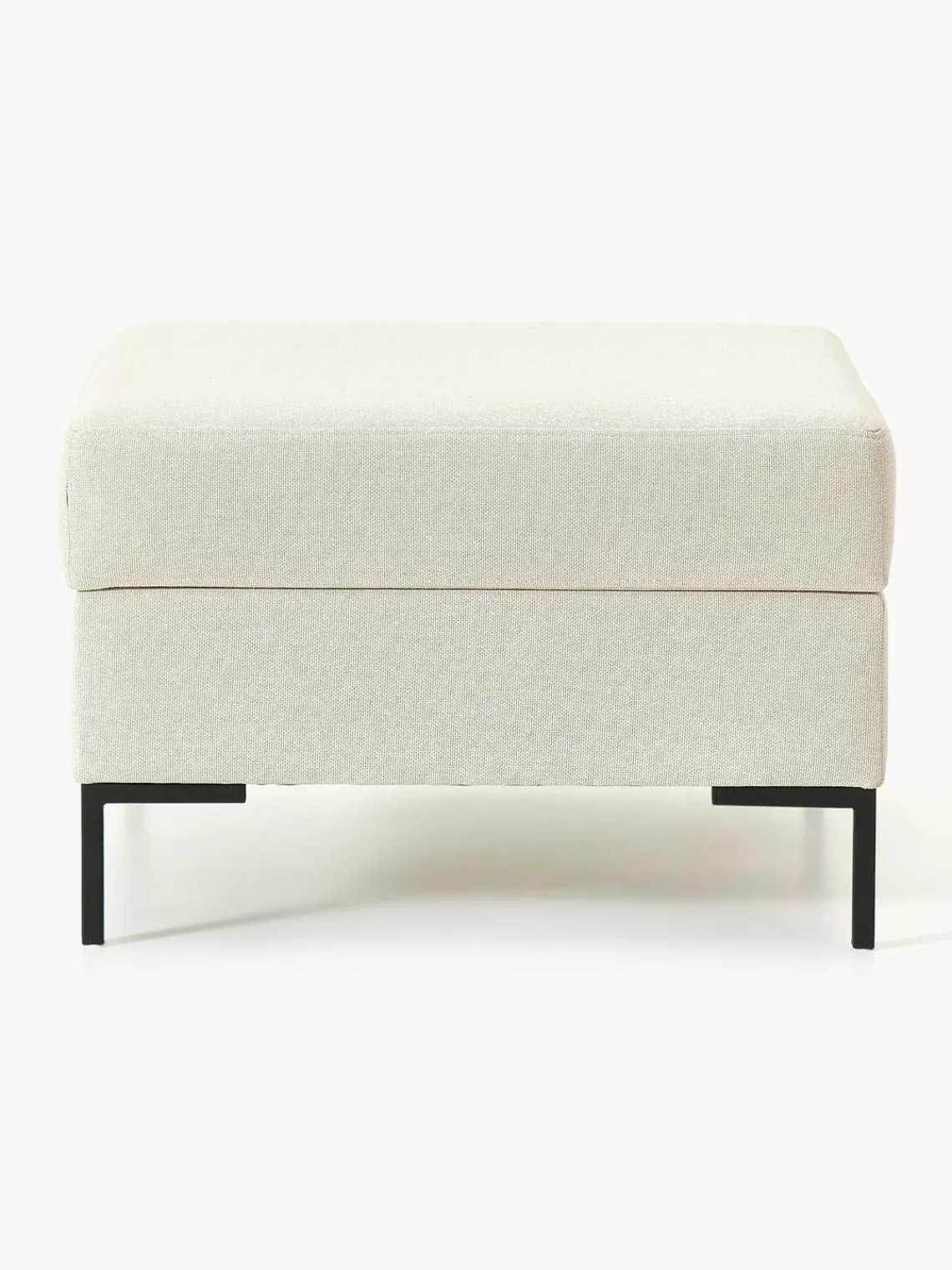 New Reposapiés puf con espacio de almacenamiento Luna Reposapiés|Sofás