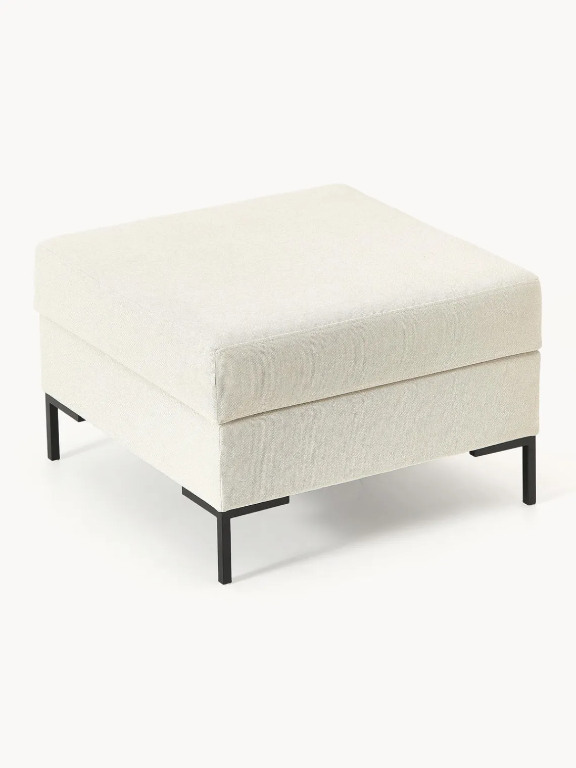 New Reposapiés puf con espacio de almacenamiento Luna Reposapiés|Sofás