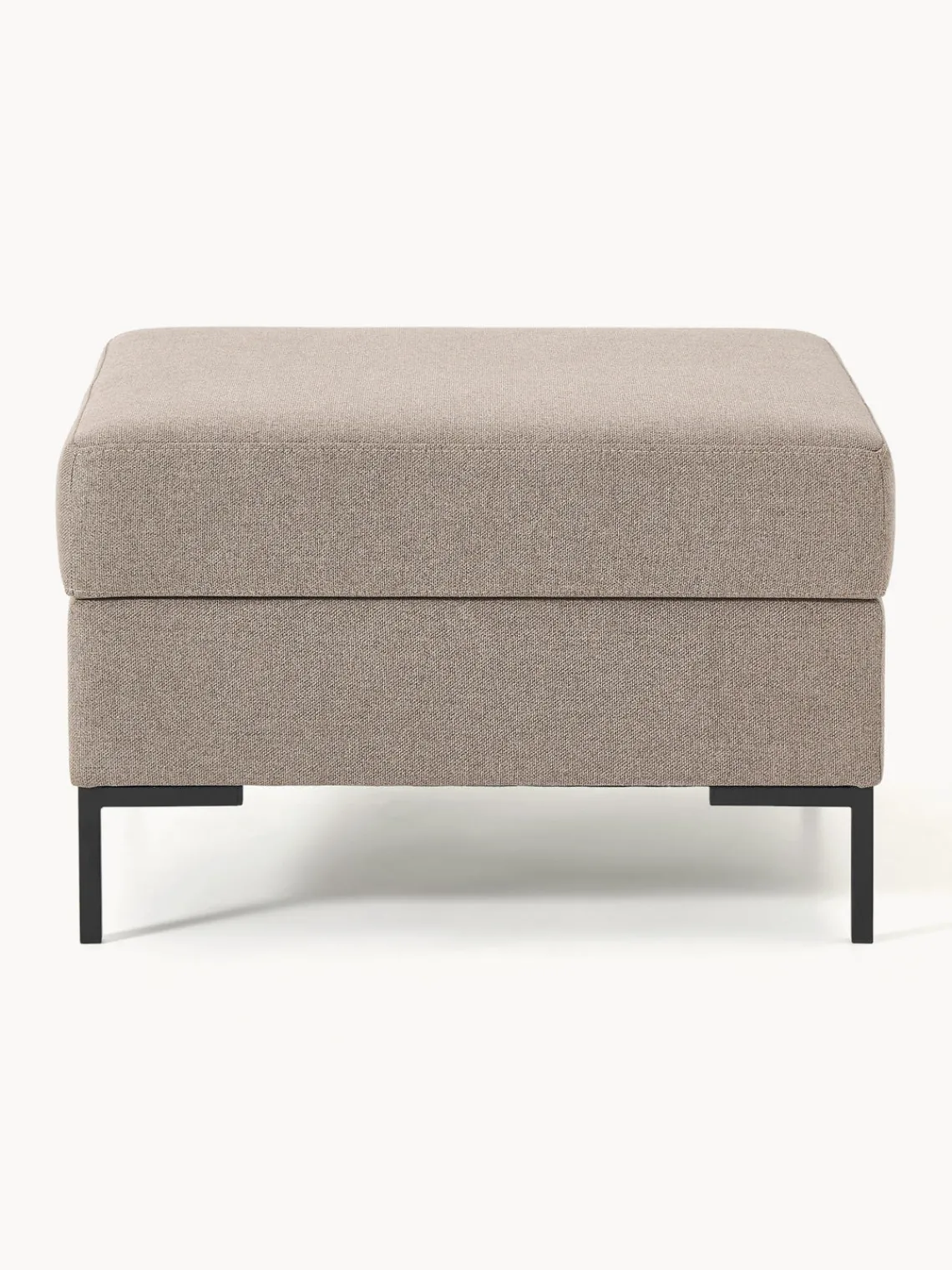 Best Reposapiés puf con espacio de almacenamiento Luna Reposapiés|Sofás