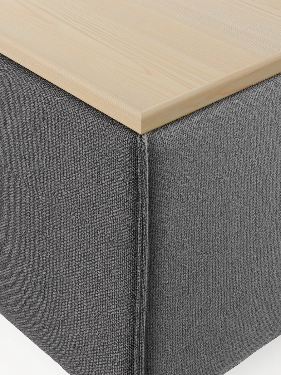 Hot Reposapiés puf con espacio de almacenamiento Lennon Reposapiés|Sofás