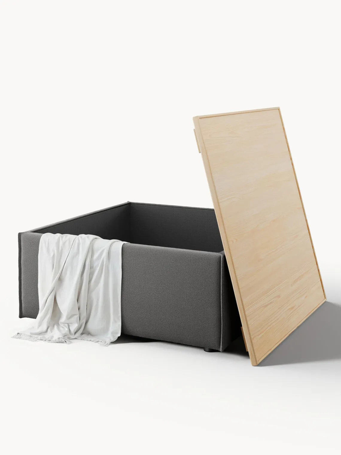 Hot Reposapiés puf con espacio de almacenamiento Lennon Reposapiés|Sofás