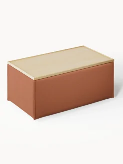 Sale Reposapiés puf con espacio de almacenamiento Lennon Reposapiés|Sofás