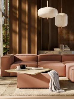 Sale Reposapiés puf con espacio de almacenamiento Lennon Reposapiés|Sofás