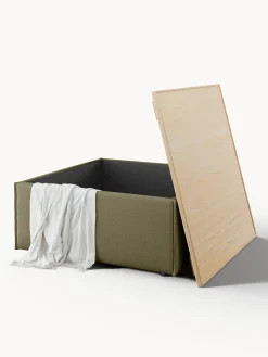 Hot Reposapiés puf con espacio de almacenamiento Lennon Reposapiés|Sofás