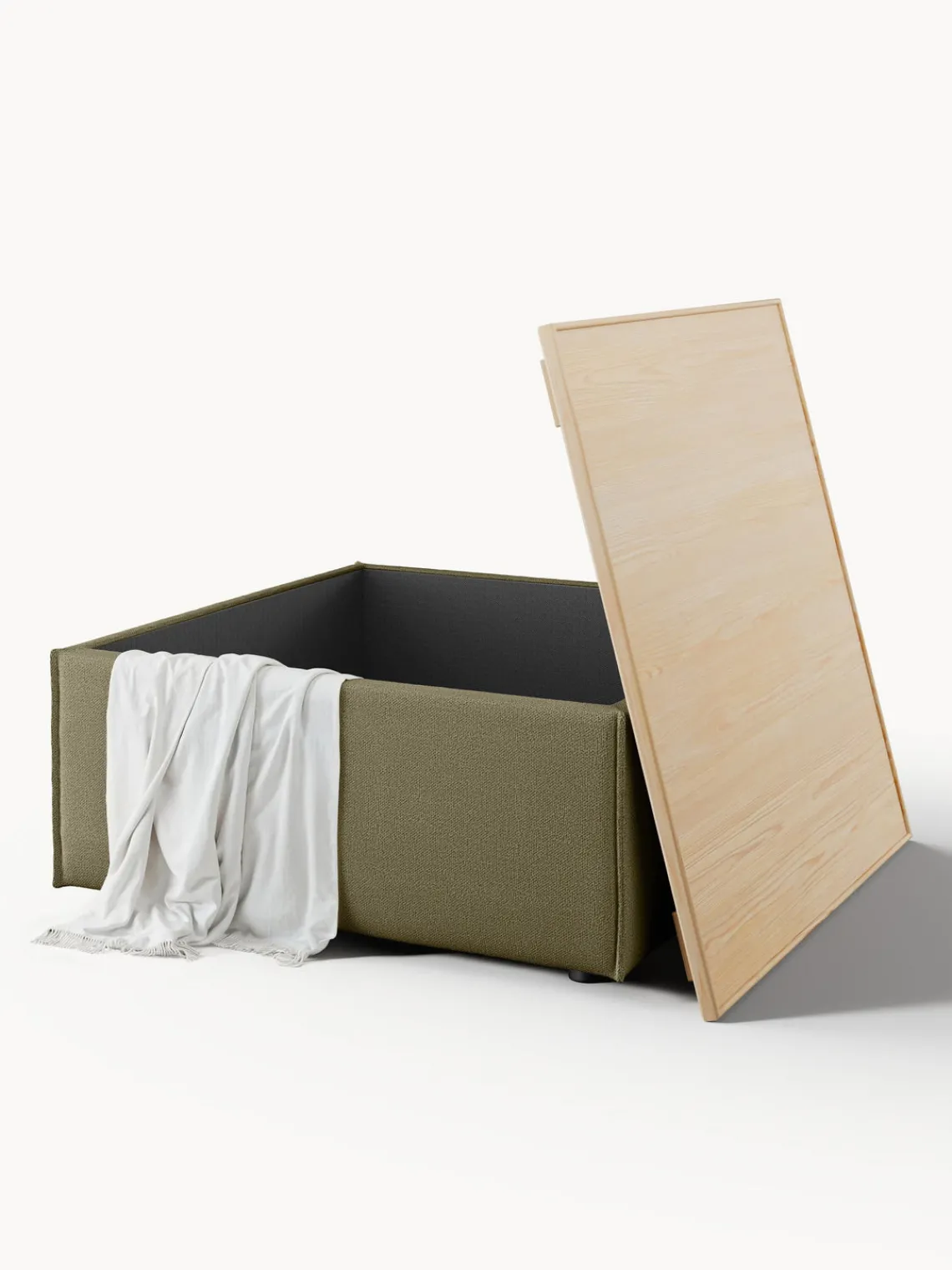 Hot Reposapiés puf con espacio de almacenamiento Lennon Reposapiés|Sofás