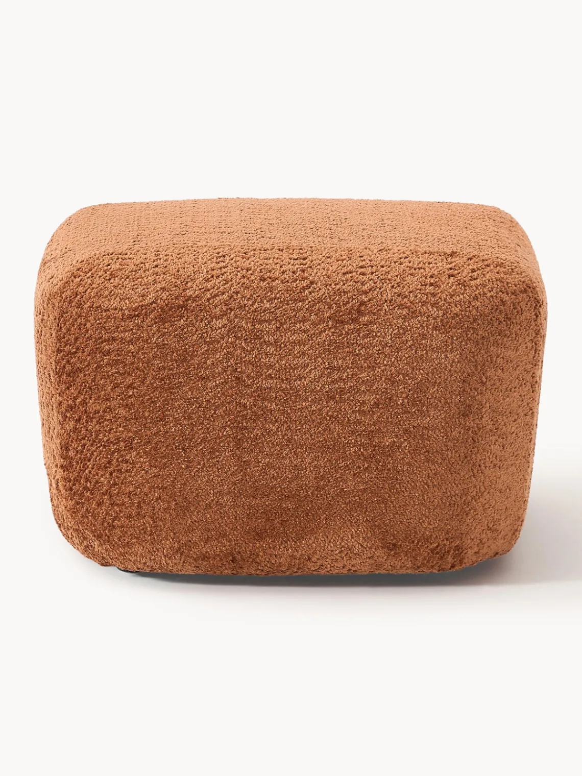 New Reposapiés puf de borreguillo bouclé Wolke Reposapiés|Sofás