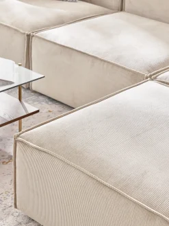 Best Reposapiés puf de pana Lennon Reposapiés|Sofás