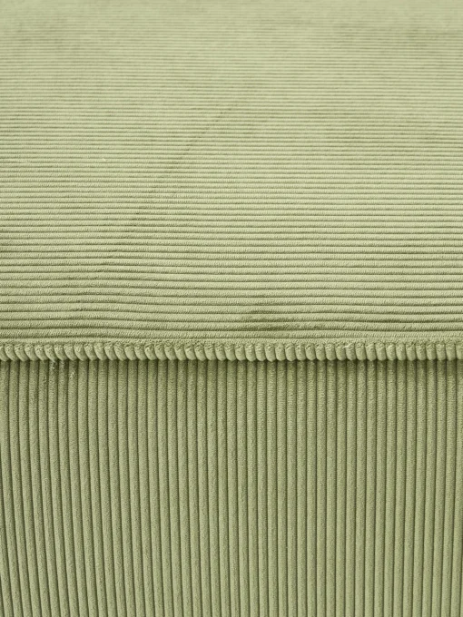 Reposapiés|Sofás>Westwing Collection Reposapiés puf de pana Lennon Pana verde oliva