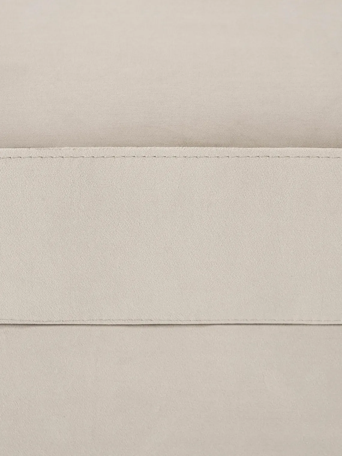 Reposapiés|Sofás>Westwing Collection Reposapiés puf de terciopelo con espacio de almacenamiento Luna Terciopelo greige, dorado