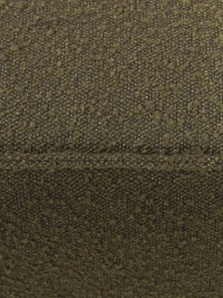 Reposapiés|Sofás></noscript>Westwing Collection Reposapiés puf en tejido bouclé Lennon Bouclé verde oliva