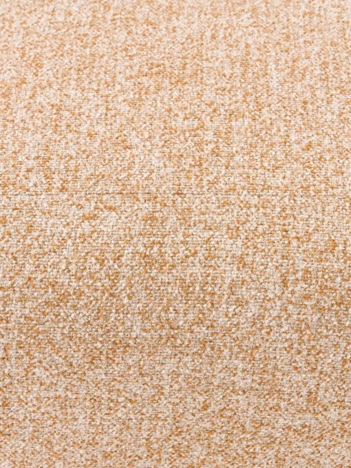 Reposapiés|Sofás>Westwing Collection Reposapiés puf en tejido bouclé Wolke Bouclé naranja