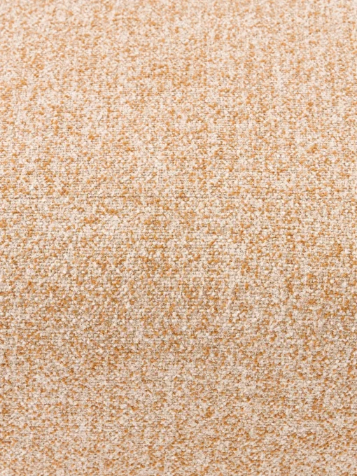 Reposapiés|Sofás>Westwing Collection Reposapiés puf en tejido bouclé Wolke Bouclé naranja