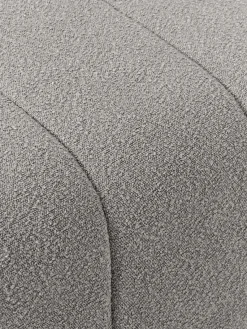 Sale Reposapiés puf en tejido bouclé Lena Reposapiés|Sofás