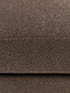 Sale Reposapiés puf en tejido bouclé Tribeca Reposapiés|Sofás