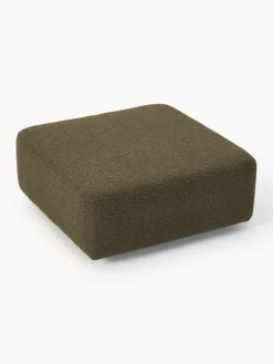 Discount Reposapiés puf en tejido bouclé Anton Sofás