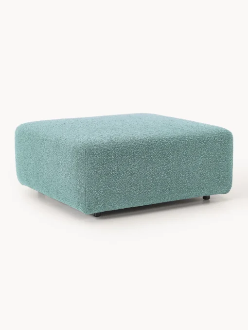 Outlet Reposapiés puf en tejido bouclé Anton Sofás